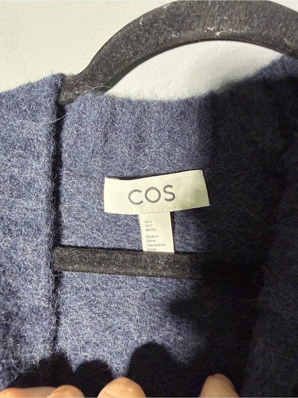 COS Alpaca Blend Striped Jumper Womens Size Small - Picture 4 of 5